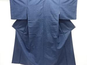 未使用品　手織り真綿紬着物・道行コートアンサンブル